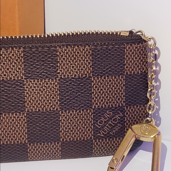 SOLD / Louis Vuitton Key pouch in Damier brown. - Picture 3 of 4